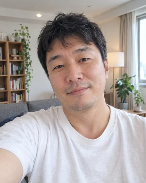 남성복형 견본의 입력 셀카